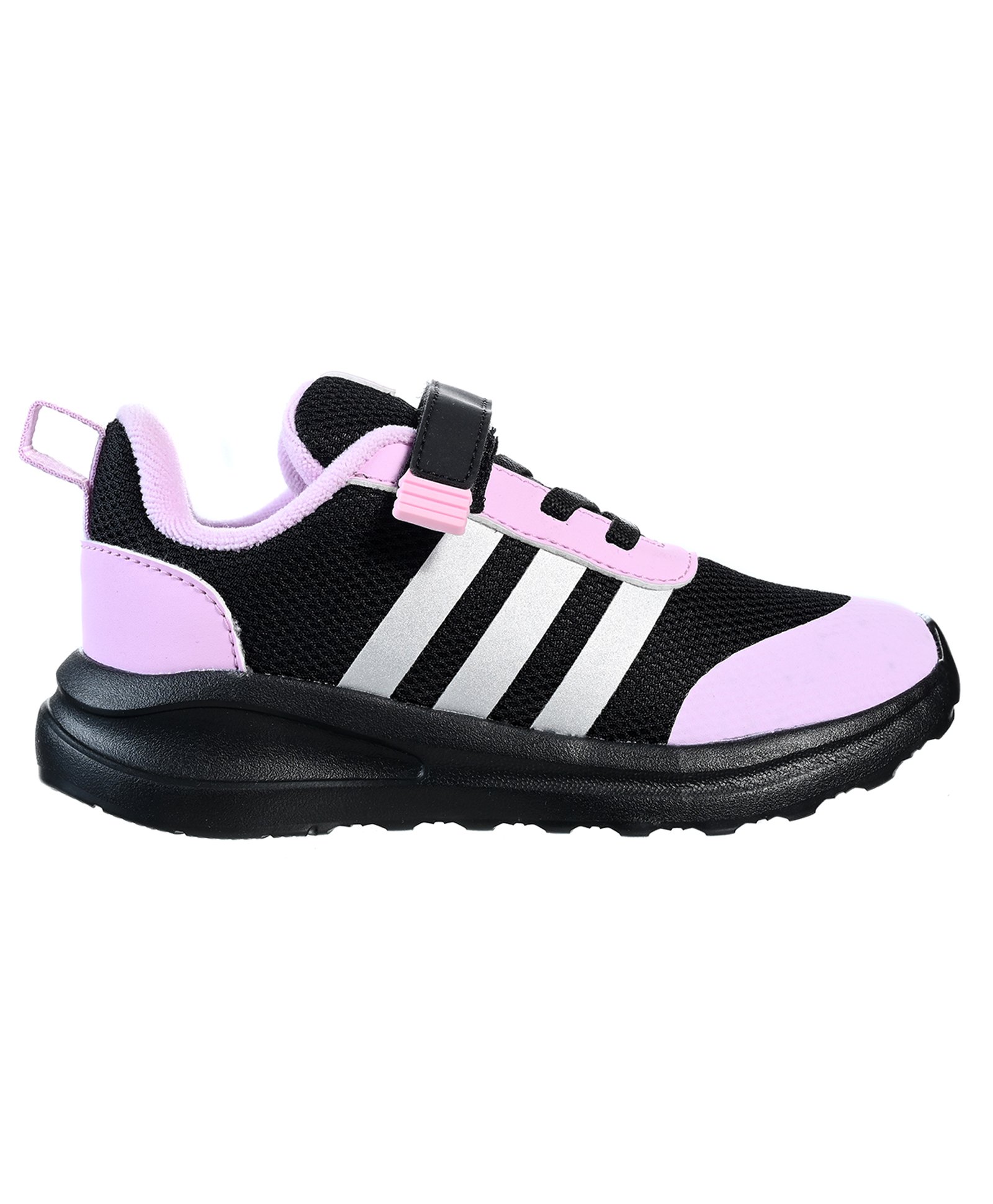 Adidas Kids Sports Shoes With Velcro Closure - Black & Purple
