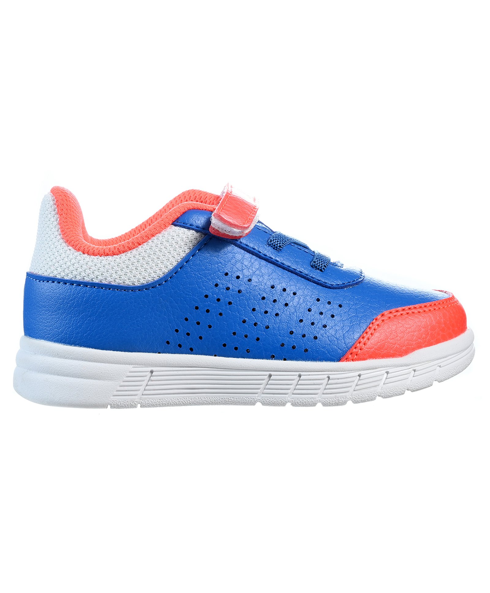 Adidas Kids Velcro Closure Sport Shoes with Design - Blue& Red