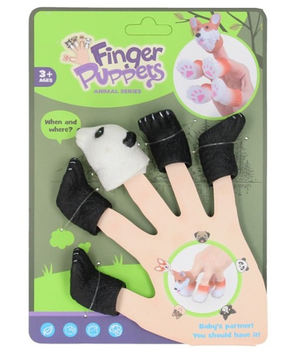 Azhari Finger Animal Rubber Puppet Cute and Funny Toy for Children Pack of 1 Color and Design May Vary-image-16