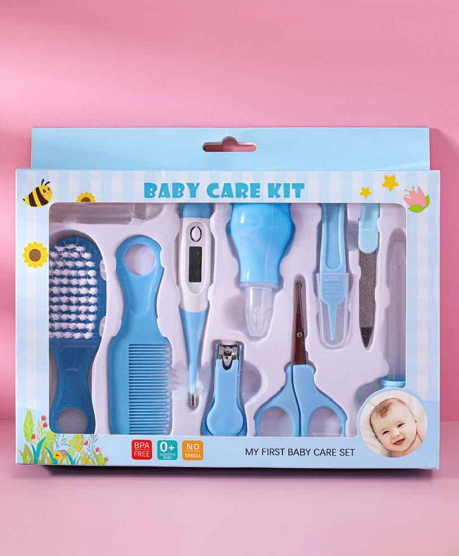 Ortis Baby Care Grooming Kit Pack of 10 - Blue-image-21