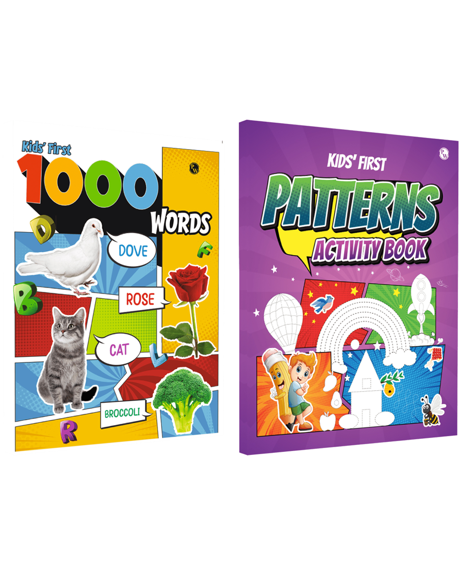 PW Kids Set of 2 books | First 1000 Words and Patterns Activity Book l Practice Speaking and Draw Patterns with Fun Activities For Baby, Toddlers and Young Children (Physics Wallah)-image-47