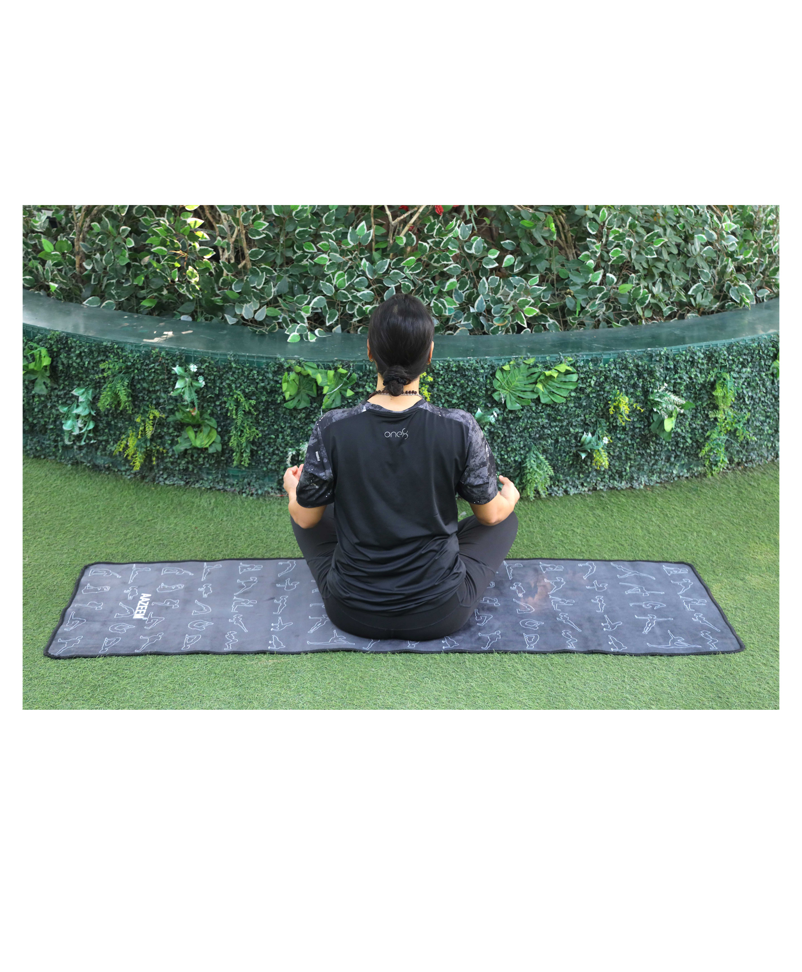AAZEEM Premium Printed Extra Thick Non Slip Exercise & Fitness Mat for All Types of Yoga, Pilates & Floor Workouts ,24 X 68 Inches, Navy Color .-picture-32