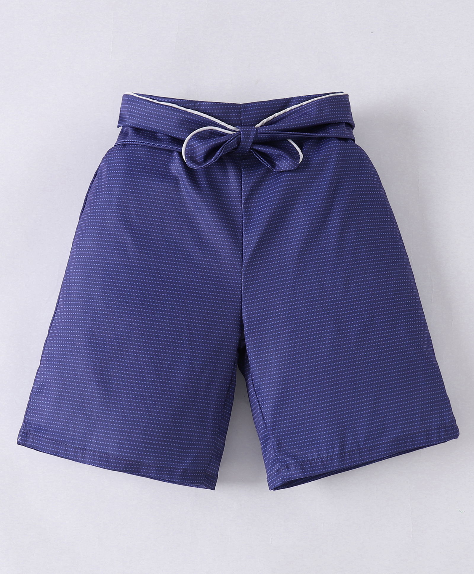 Mark & Mia Polka Dots Printed Shorts - Navy Blue-image-19