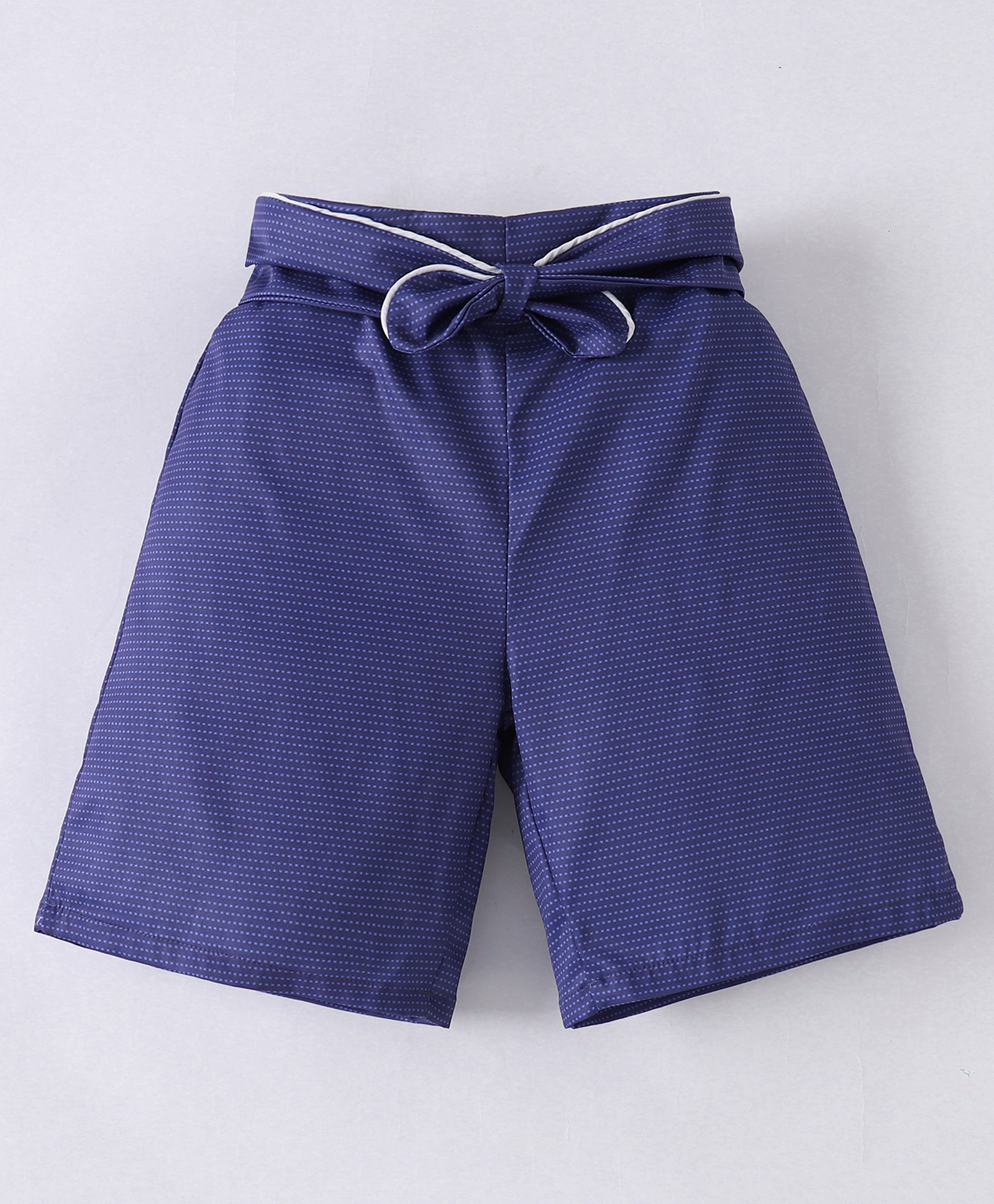 Mark & Mia Polka Dots Printed Shorts - Navy Blue-image-13