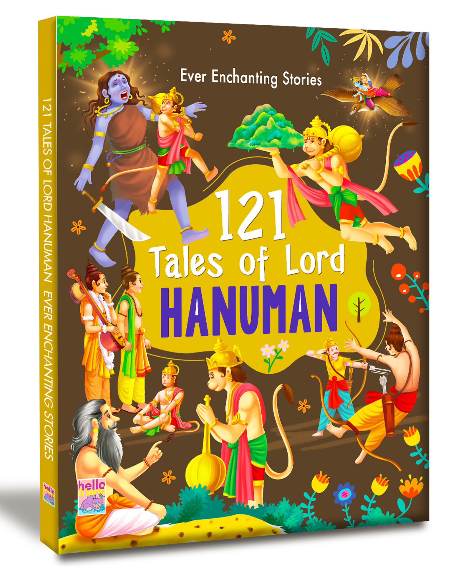 121 Hanuman Tales Stories - Illustrated Story Books for Kids and Childrens - Bedtime Regional Short Stories with Colourful Pictures in English | Hello Friend Books - - English-image-14