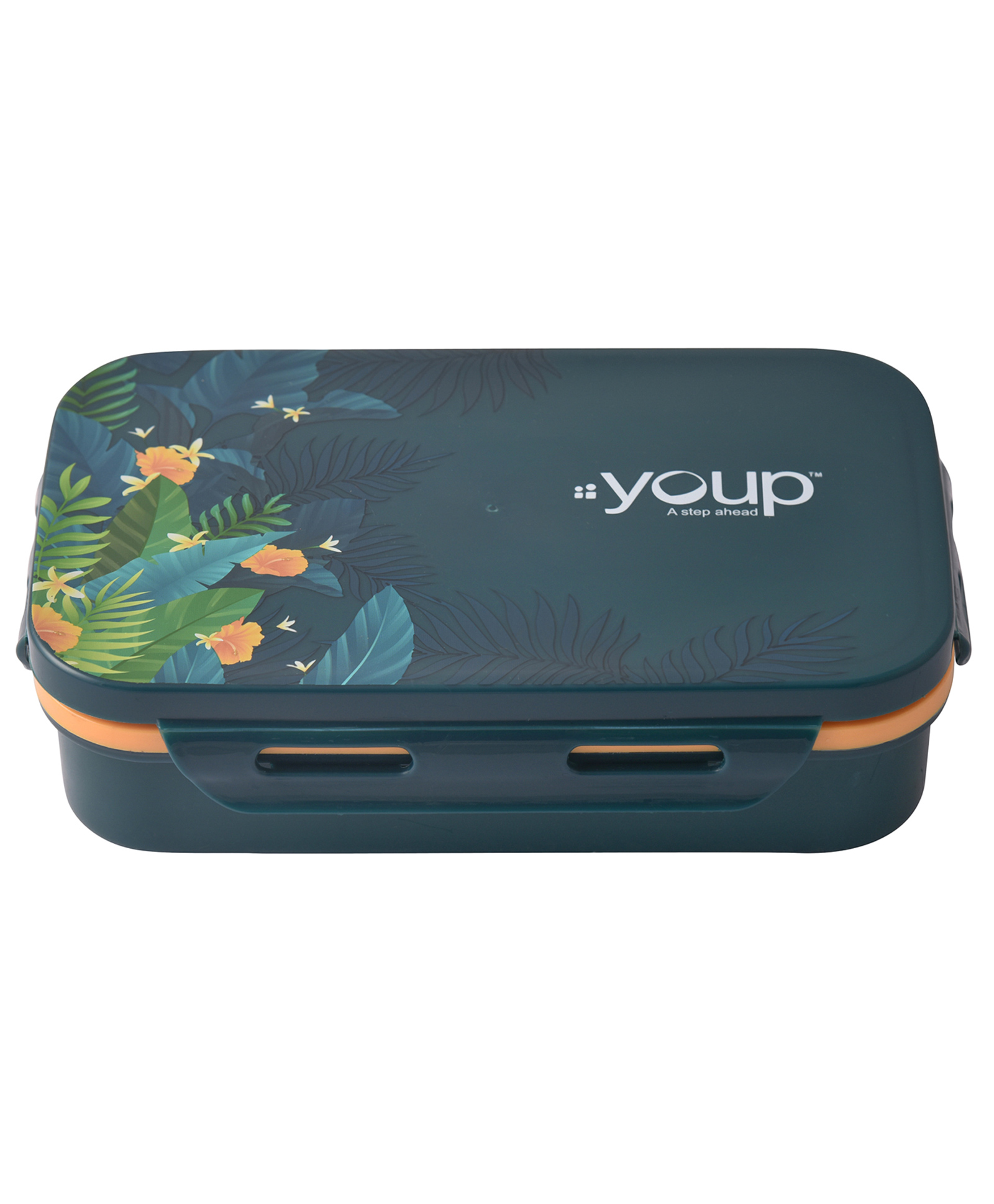 Youp stainless steel dark green color kids lunch box Yummy - 500 ml-picture-4