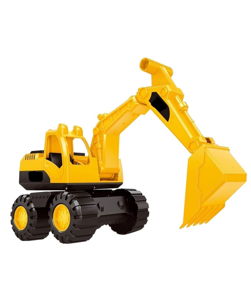 Enorme Push and Go Excavator Construction Engineering Automobile Vehicle Toy - Yellow-picture-16