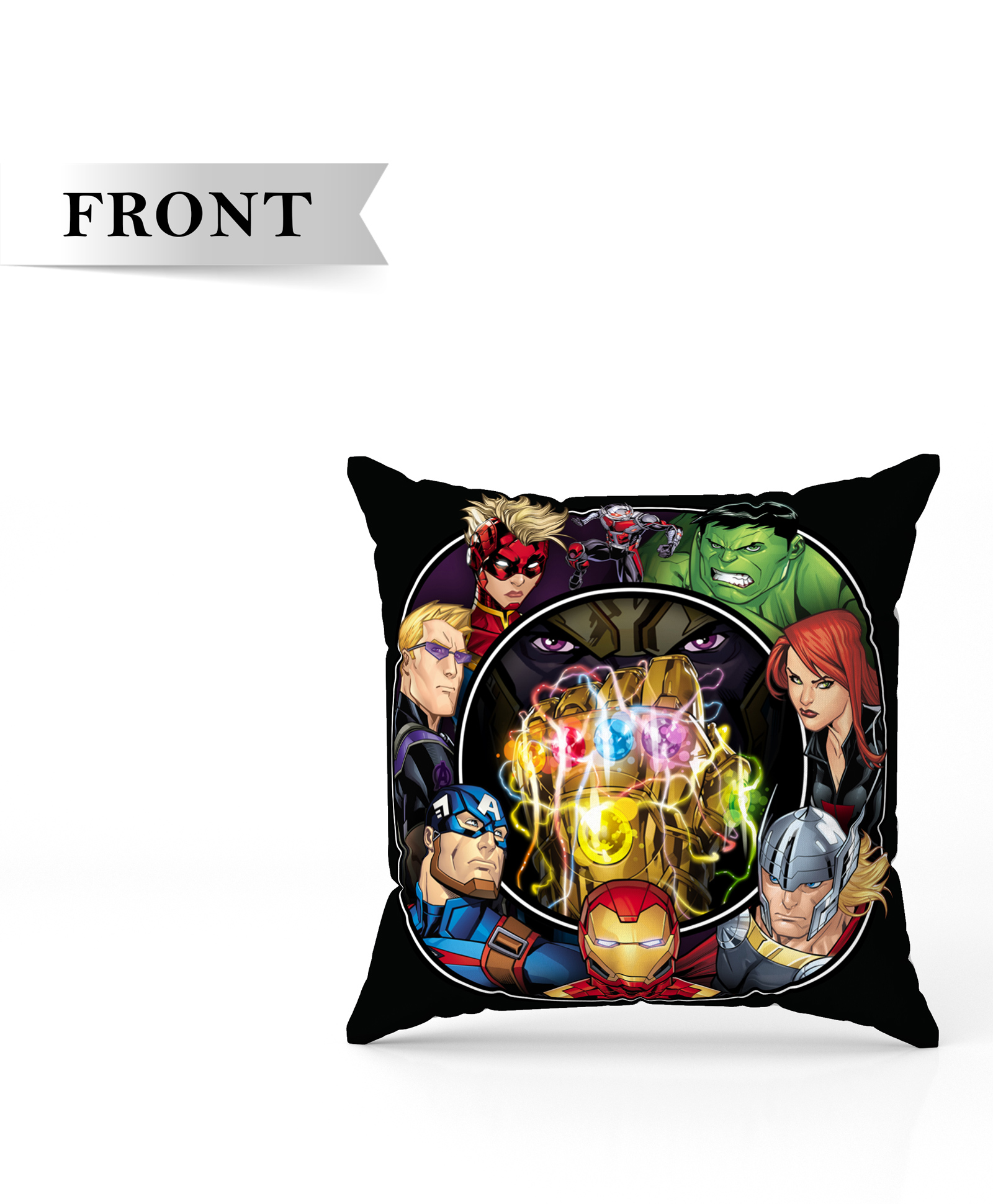 Marvel by Sassoon Marvel Avengers Reversible Cushion Cover (Pack of 1)-image-5