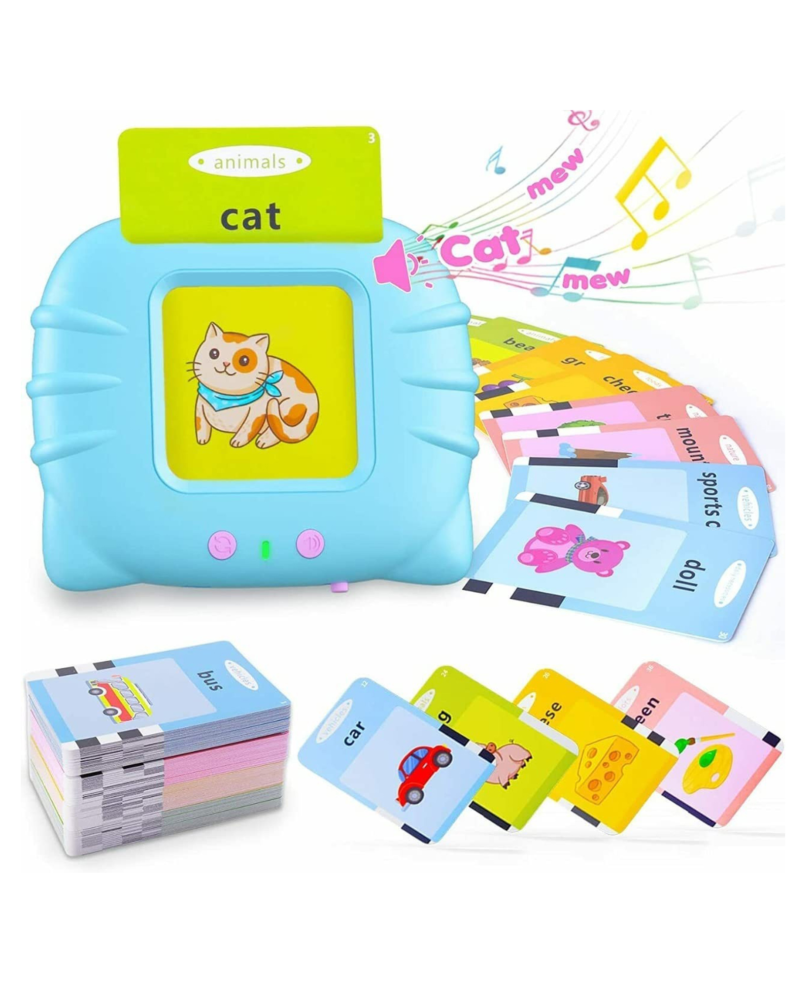 NEGOCIO 112 colorful Double-Sided Cards 224 Words (Colour May Vary)