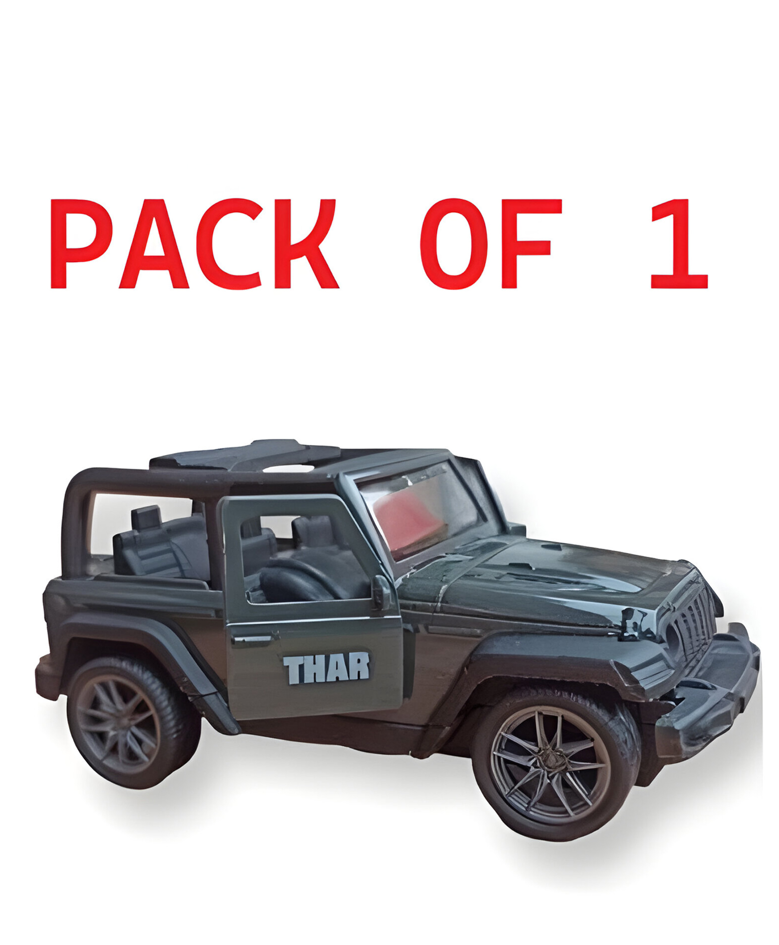 NEGOCIO Alloy Collectible THAR Car Toy Pull Back Vehicles Diecast Cars Model with Light - PACK OF 1- COLOR MAY VARY-picture-24