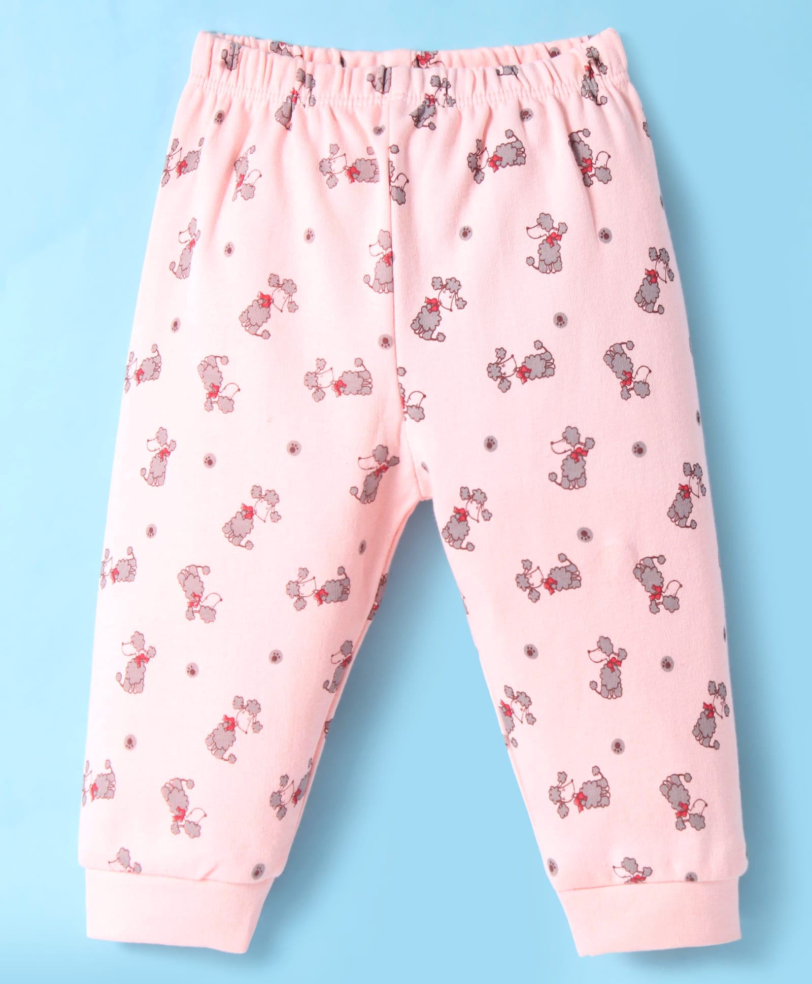 Tango Interlock Full Length Lounge Pant Sheep Print - Pink-image-2