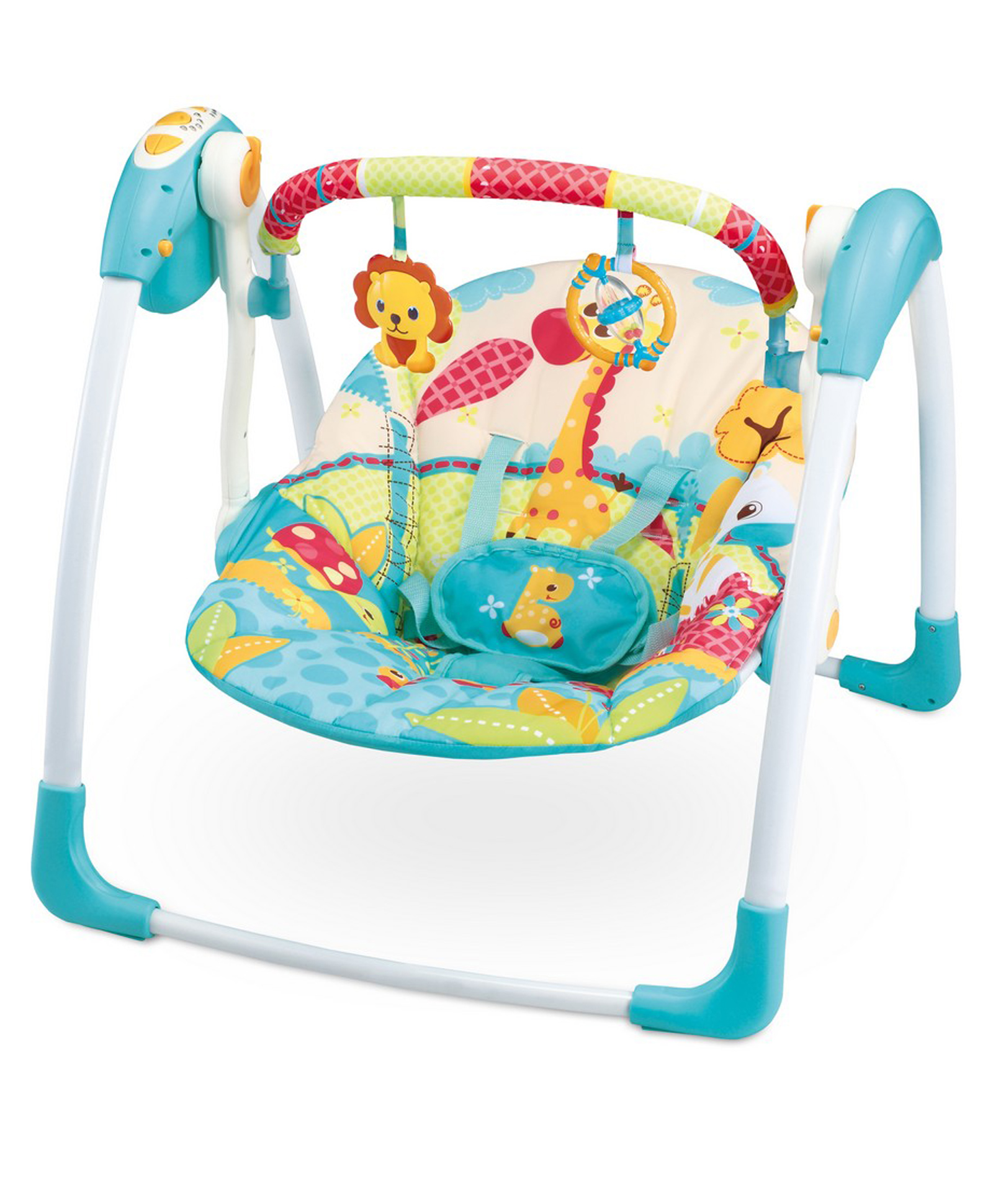 Mastela Deluxe Portable Swing - Teal Blue-picture-19