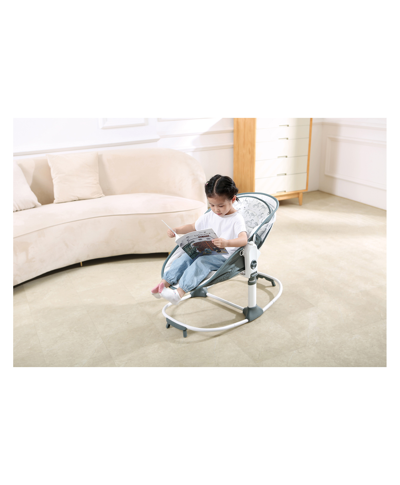 Mastela 6 in 1 Multi Function Bassinet - Grey