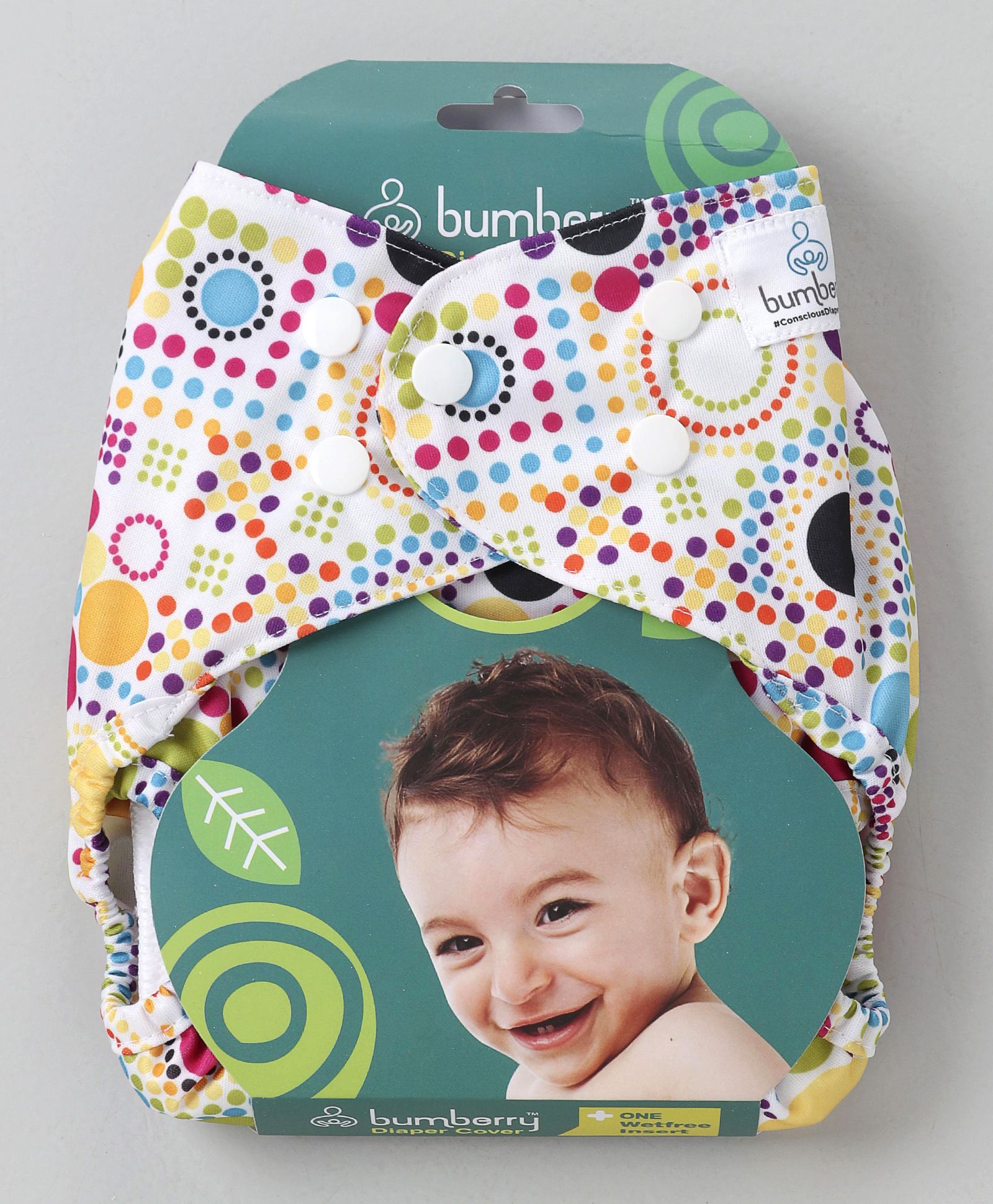 Bumberry Diaper Cover Retro Print With 1 Free Wet Insert - Multicolor-picture-10