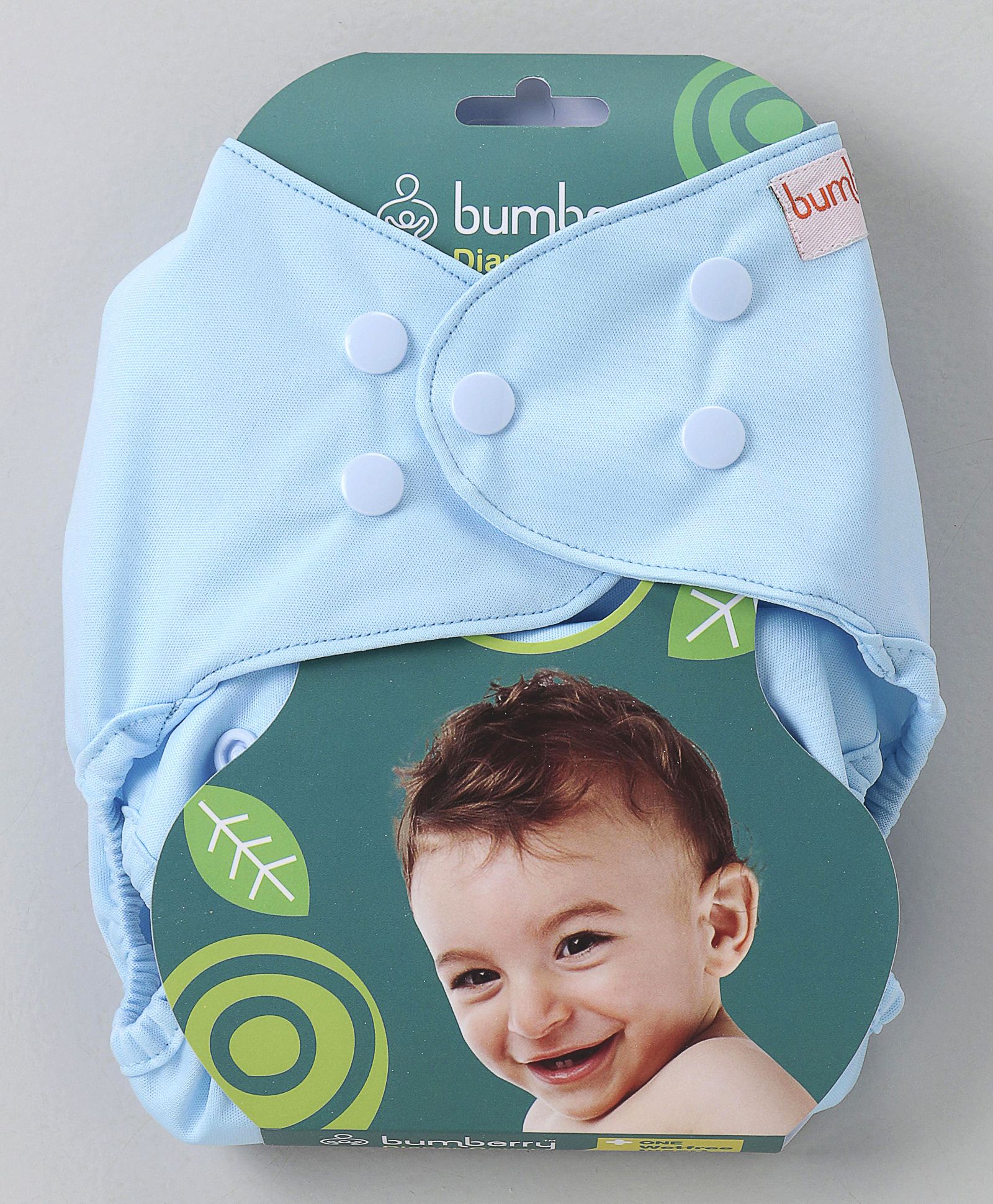 Bumberry Diaper Cover Baby Blue With 1 Free Wet Insert-picture-11