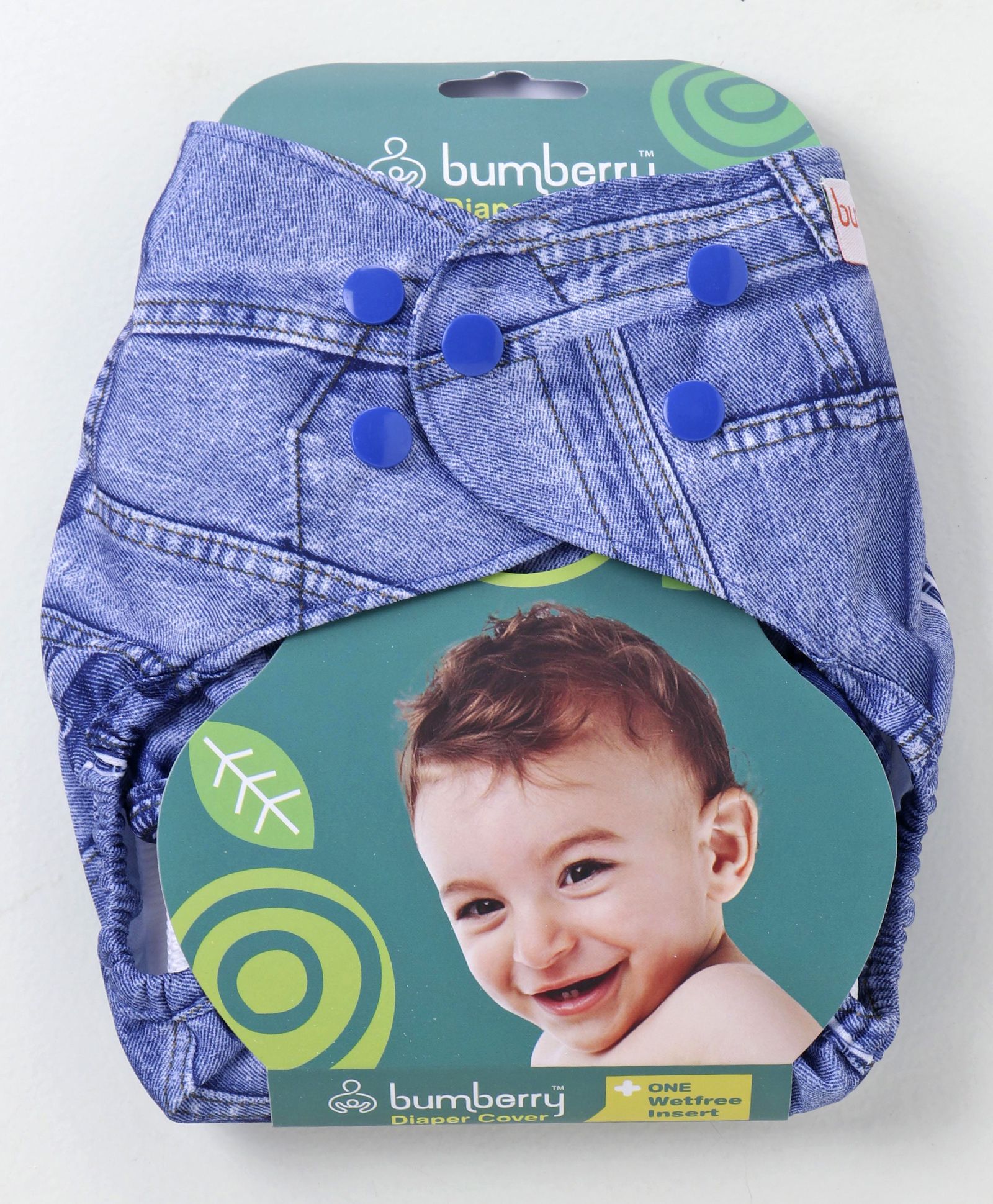 Bumberry Diaper Cover Baby Jeans With 1 Free Wet Insert-image-11