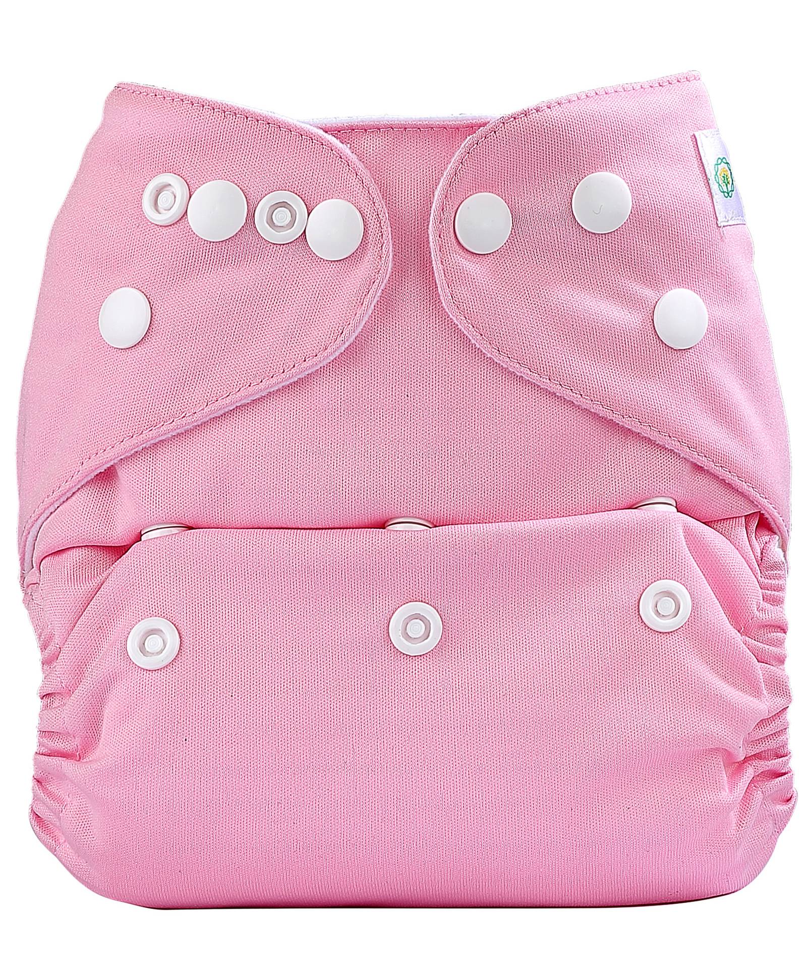 Bumberry Pocket Cloth Diaper With One Microfiber Insert - Pink-picture-25