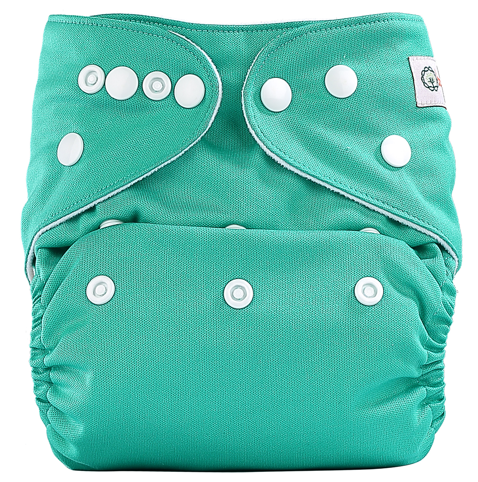 Bumberry Pocket Cloth Diaper With One Microfiber Insert - Blue Green-image-42