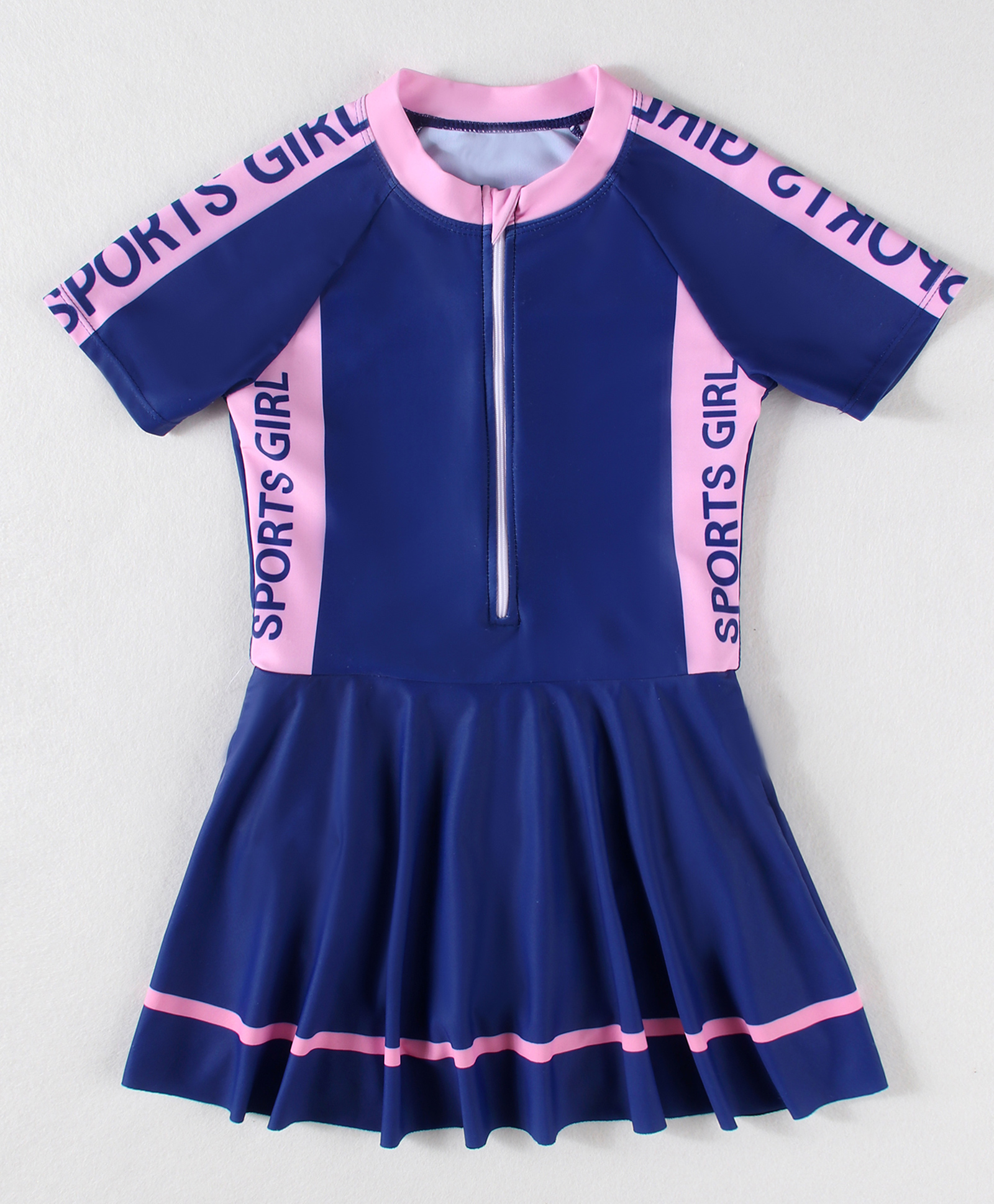 Mark & Mia Frock Swimsuit with Sport Girl Print - Navy Blue-image-34