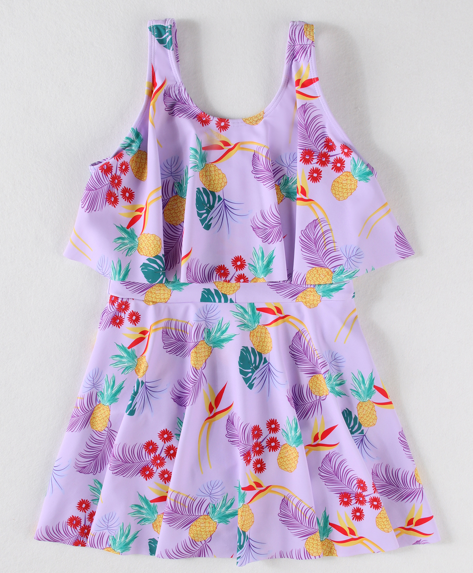 Mark & Mia Sleeveless Frock Swimsuit - Lavender-image-18