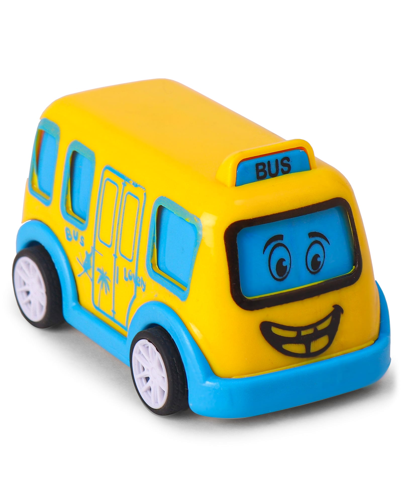 KiddyBuddy Pull Back Funny Car Toy (Colour & Design May Vary)-image-2