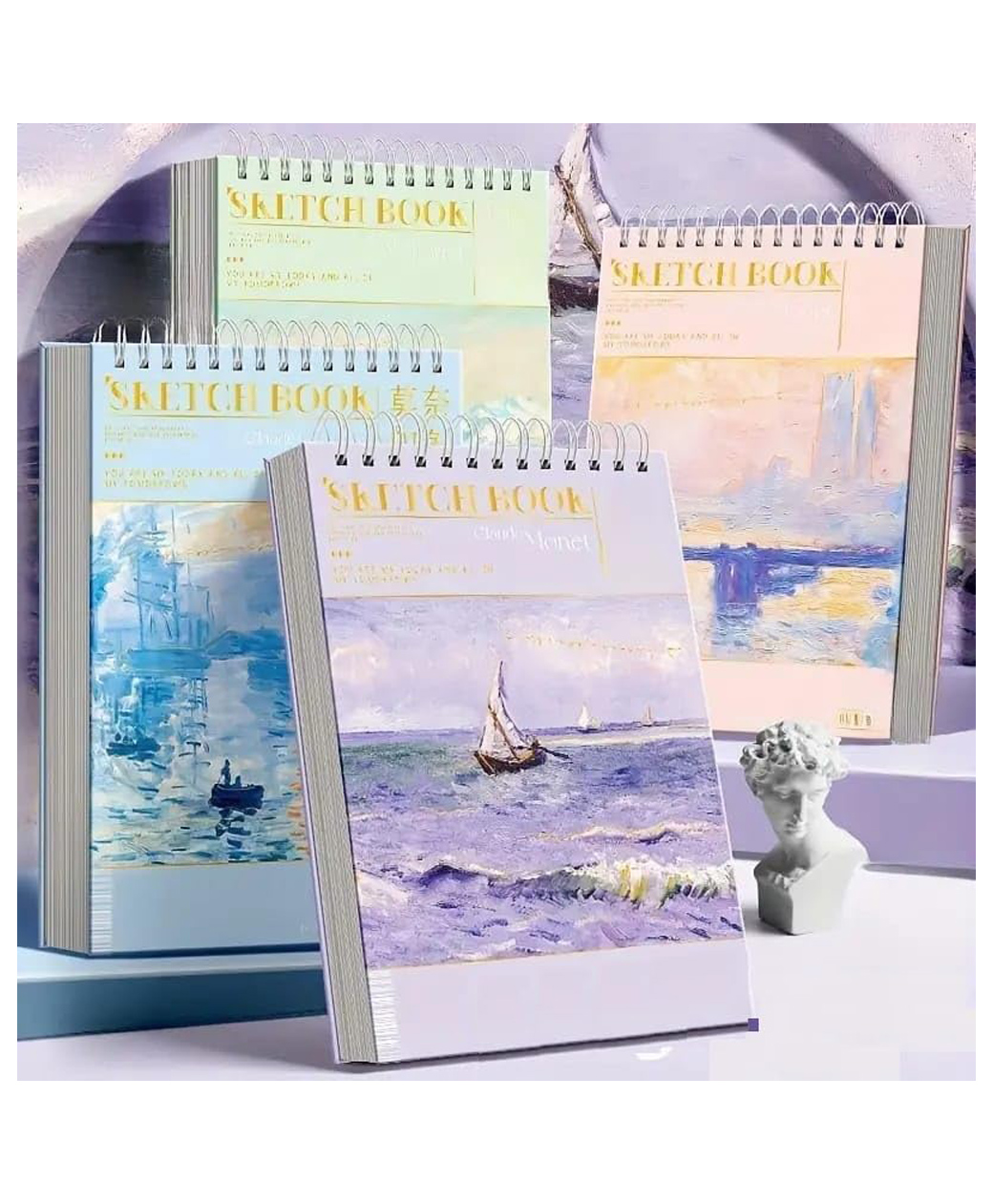 SANJARY Sketching Book for Artist, A4 Thickened Sketchpad for Artist,Hand-Painted Colored Lead Picture Album Sketch Book color design may vary-image-14