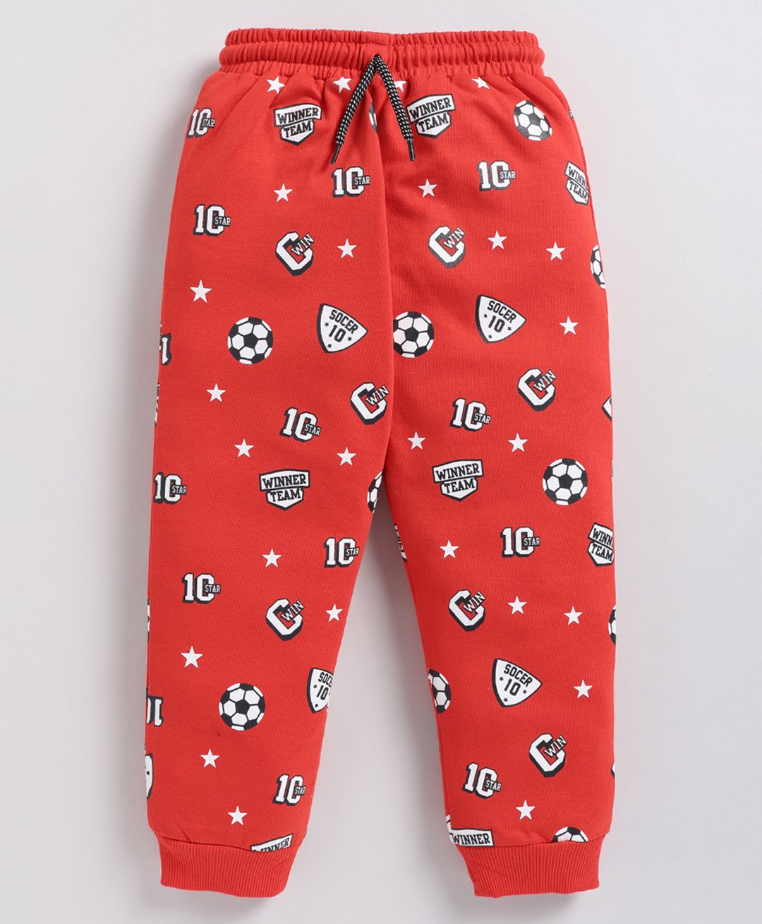 Kidcity Cotton Looper Football Printed Joggers - Gajari-picture-12