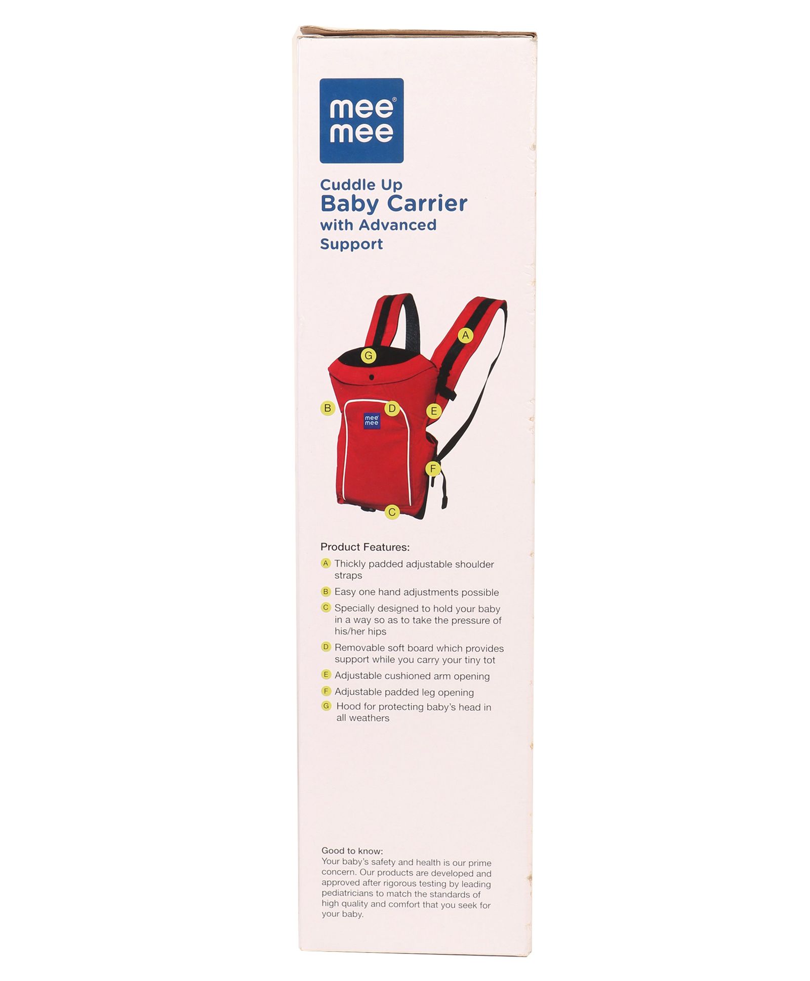 mee mee cuddle up baby carrier
