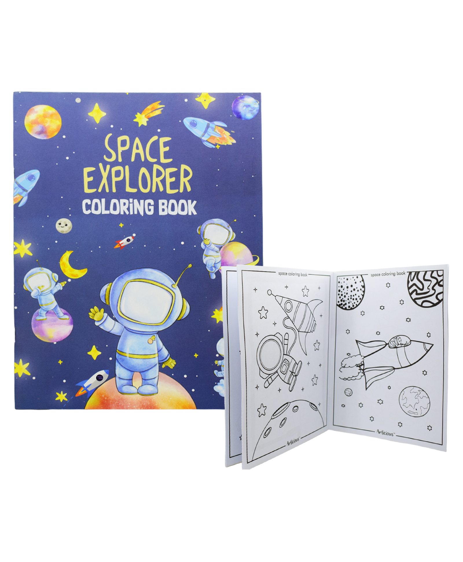 asera Coloring Book for Kids Ages 4-8 Year Old Party Favor Magical Coloring & Drawing Books for Girls Children's Coloring Book (Space 1 Pc)-24 Pages-picture-32