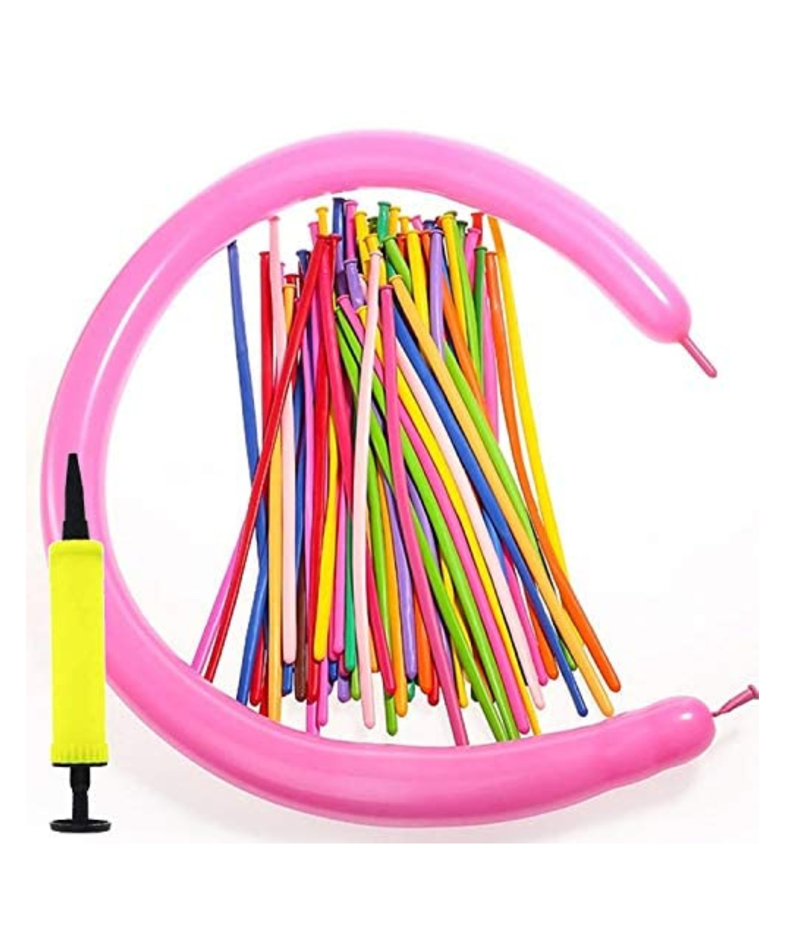 Bubble Trouble New long twisting balloon 200 pc 1 free pump for kids fun/modelling/making animal shape & decorations-picture-15