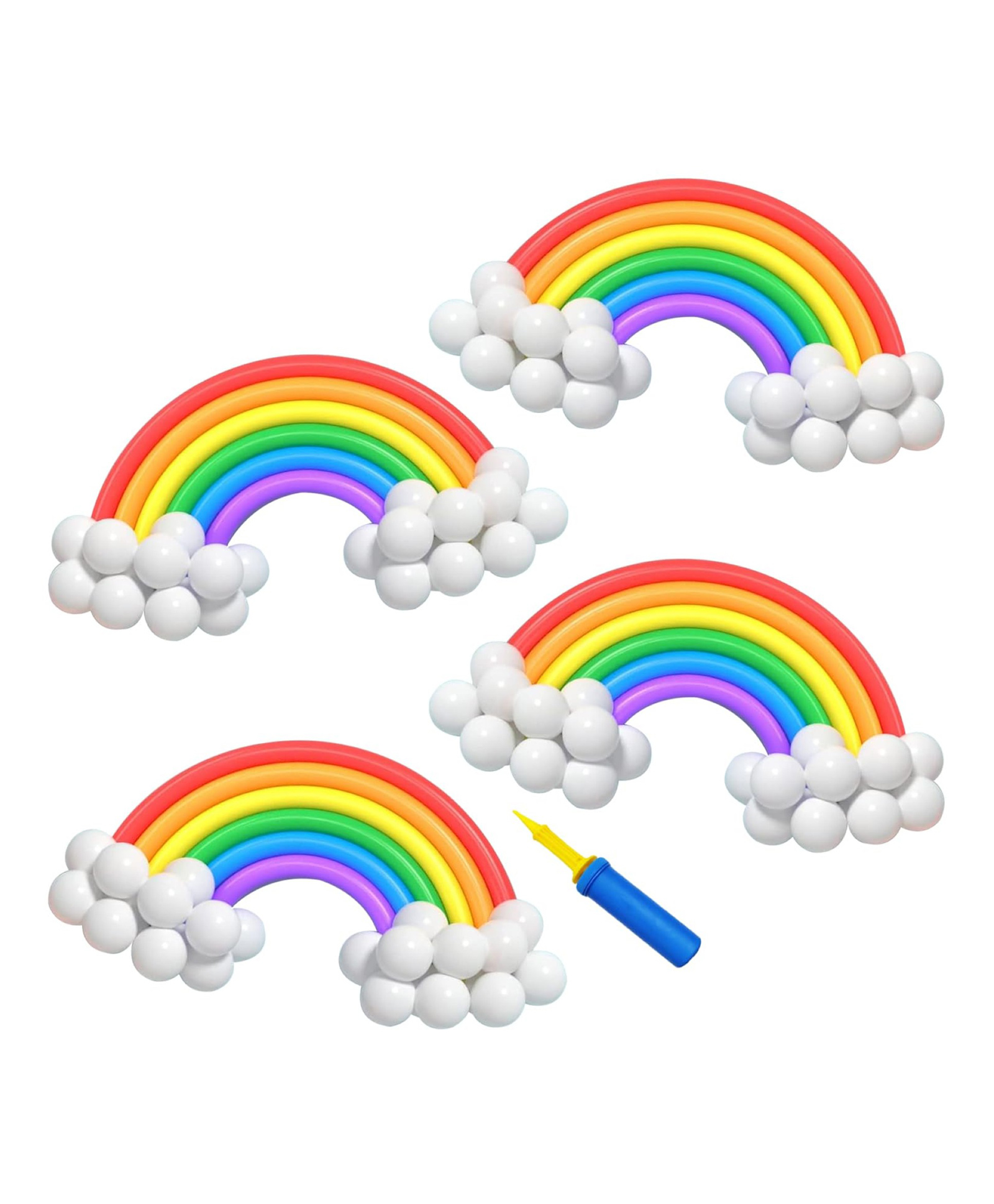 Bubble Trouble Balloons For Kids Pack Of 107 Pcs Birthday Balloons For Decoration | Long Balloons | Metallic Balloons For Decoration | White Balloons For Decoration | Party Balloons For Decoration-image-41