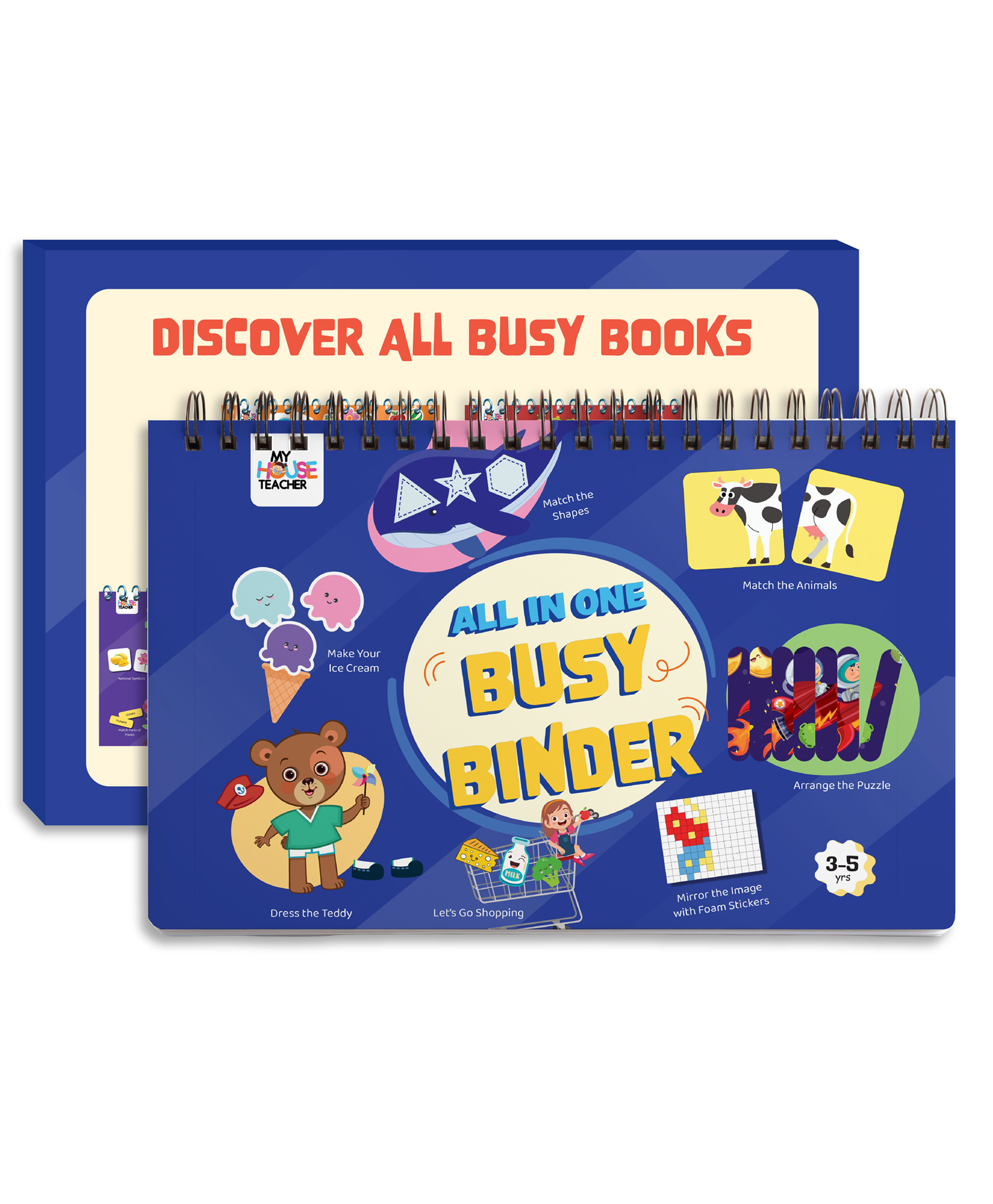 my house teacher All in One Busy Binder for 3 to 5 years with logical brainy activities-picture-21
