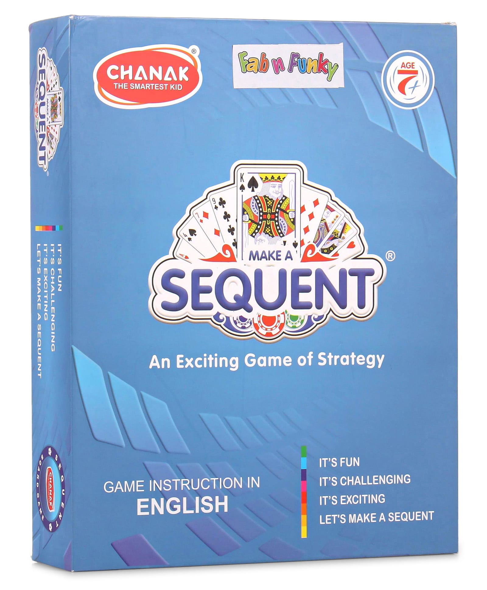 Sequent Board Game|Family Fun Card Strategic Board Game|Logic and Strategy Card Game