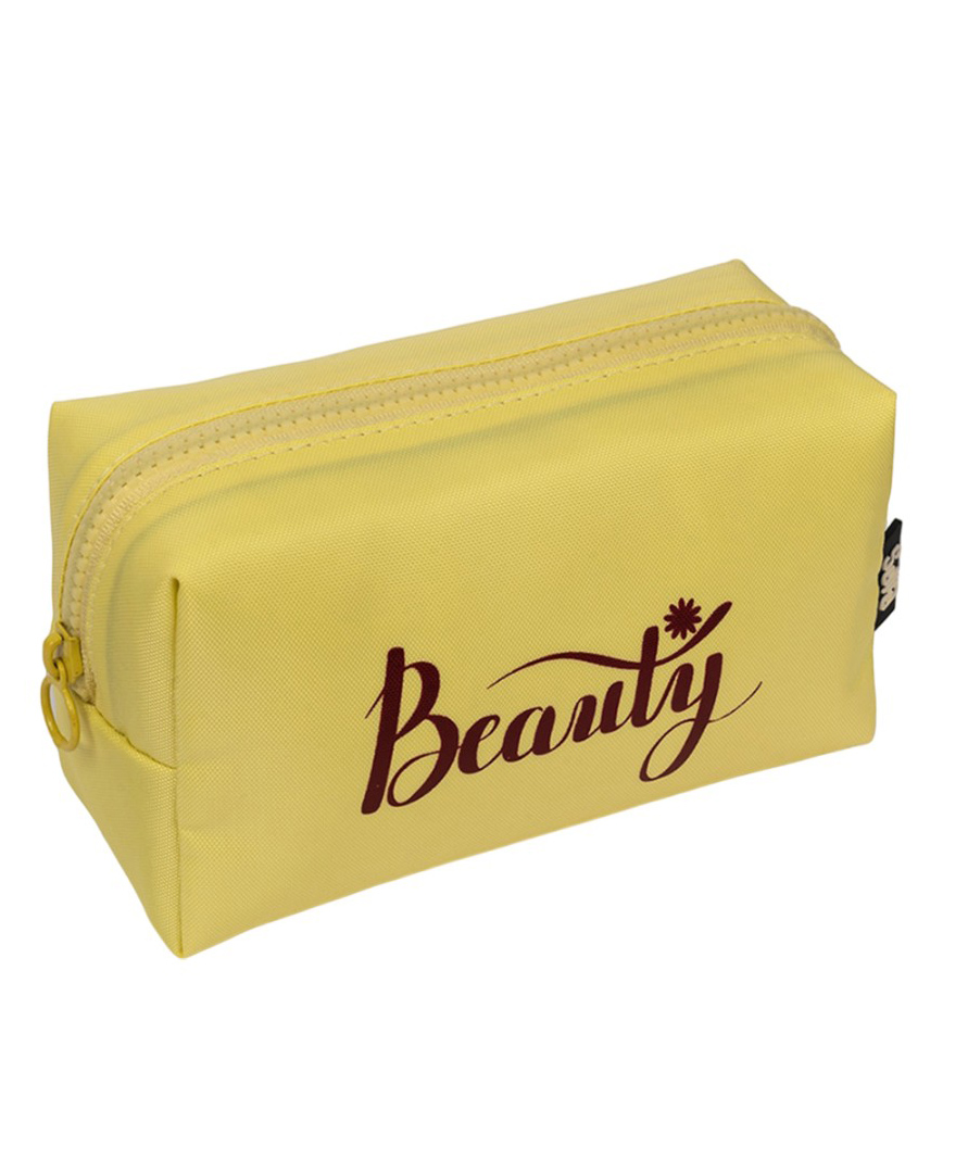 QIPS Rectangular Beauty Cosmetic Pouch - Yellow-picture-48