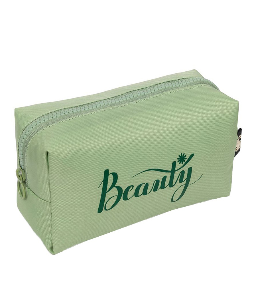 QIPS Rectangular Beauty Cosmetic Pouch - Light Green-image-10