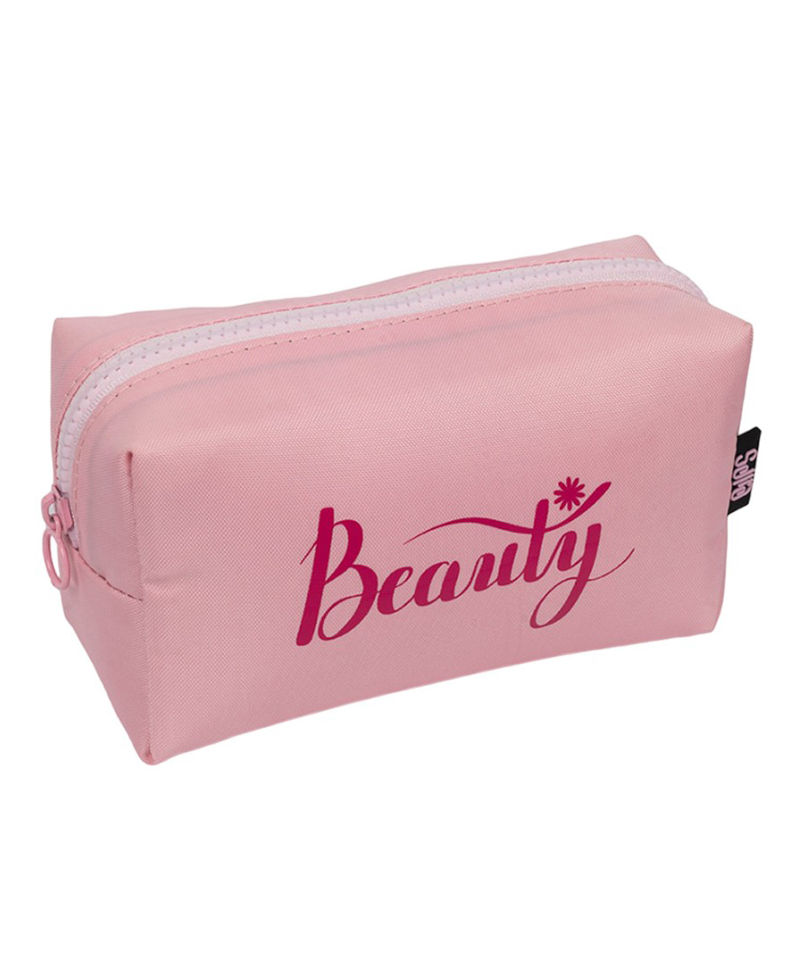 QIPS Rectangular Beauty Cosmetic Pouch - Pink-picture-15