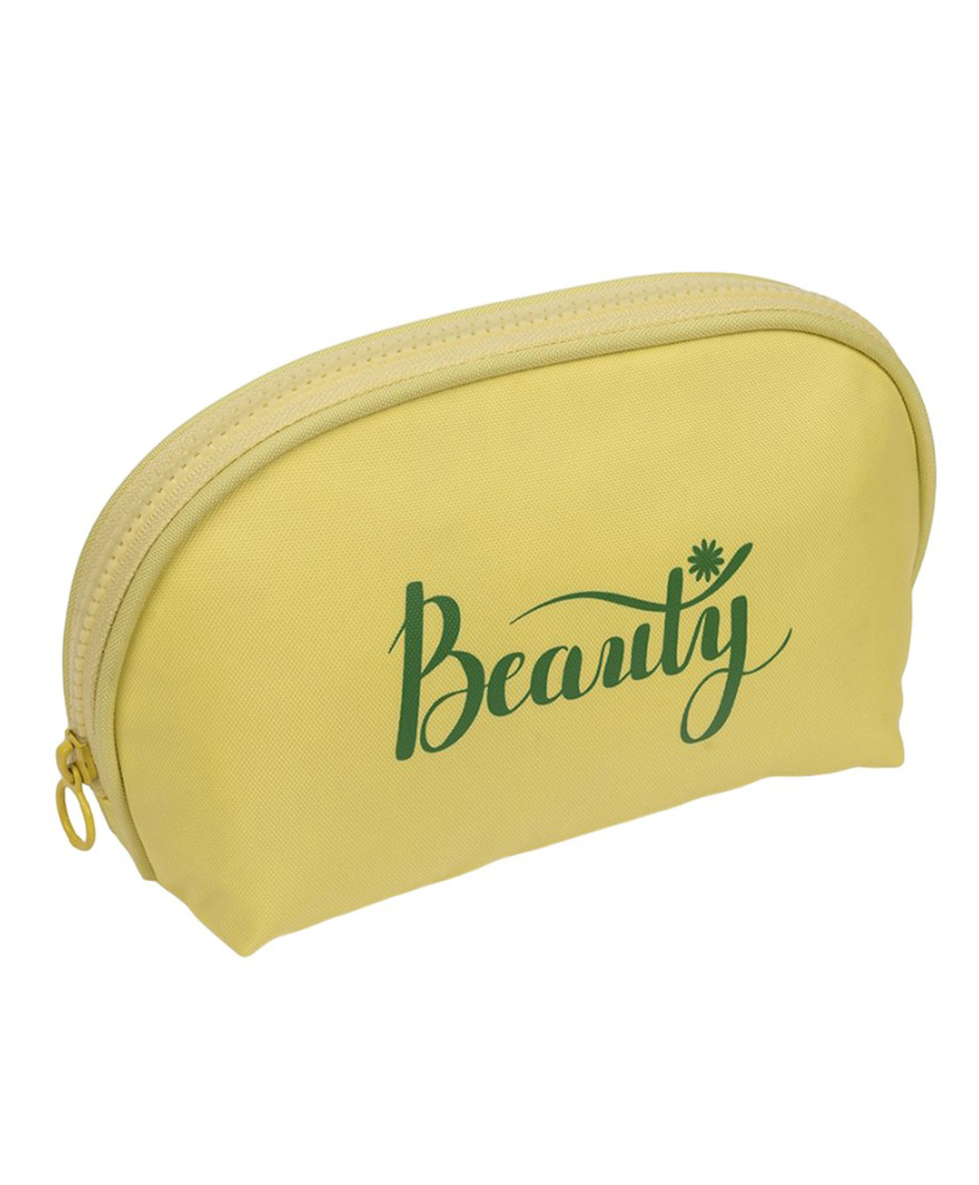 QIPS Round Beauty Cosmetic Pouch - Yellow-picture-27