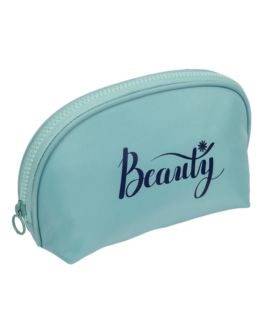 QIPS Round Beauty Cosmetic Pouch -Turquoise-picture-25