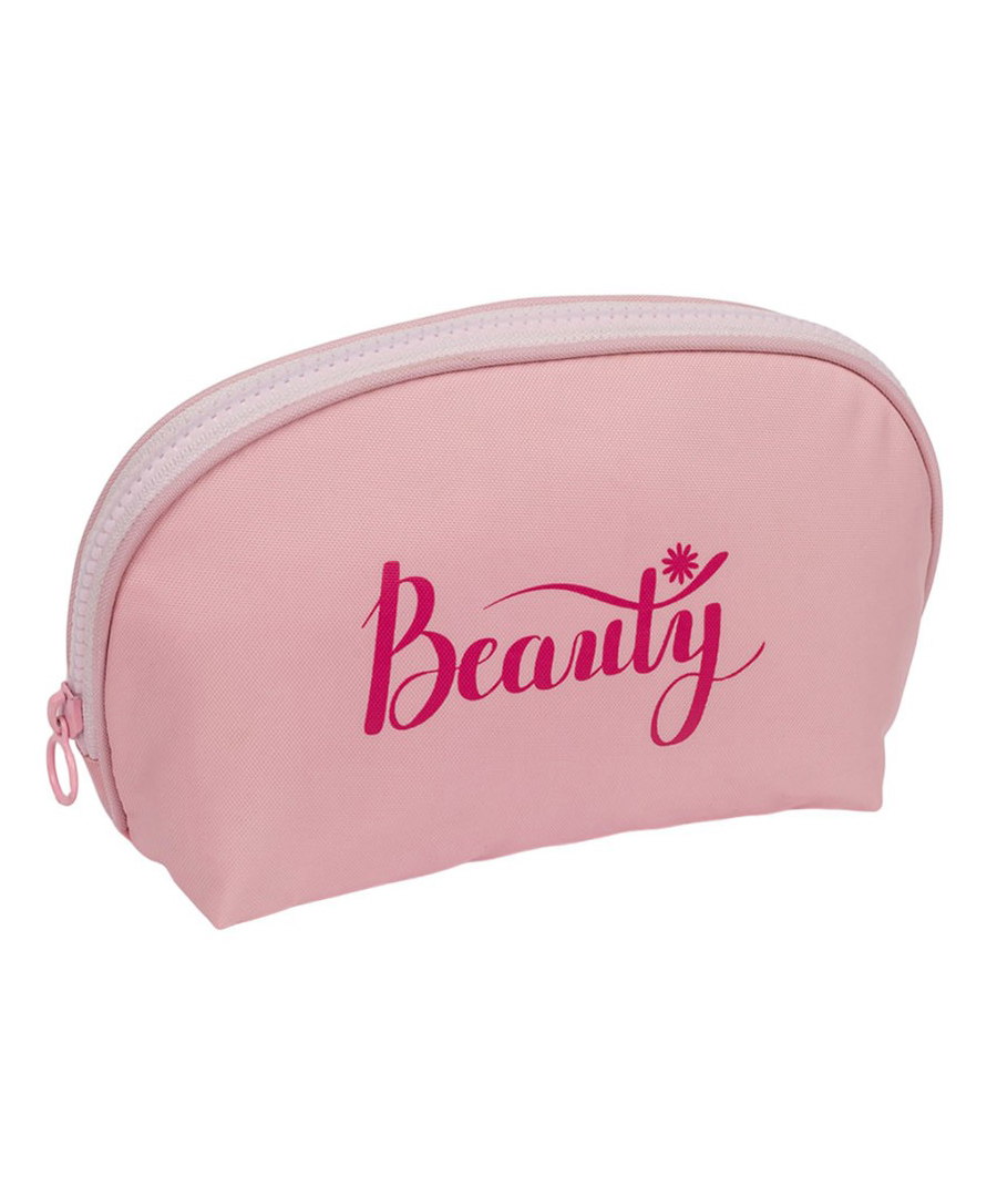 QIPS Round Beauty Cosmetic Pouch - Pink-picture-39