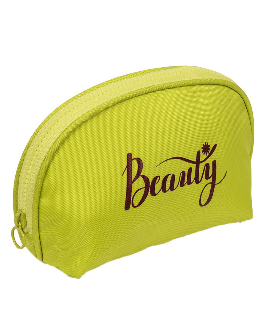 QIPS Round Beauty Cosmetic Pouch - Neon Green-picture-36