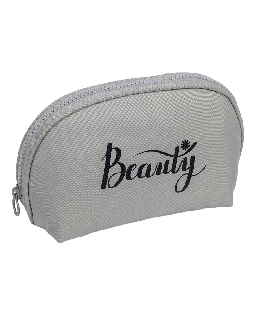 QIPS Round Beauty Cosmetic Pouch - Grey-picture-23