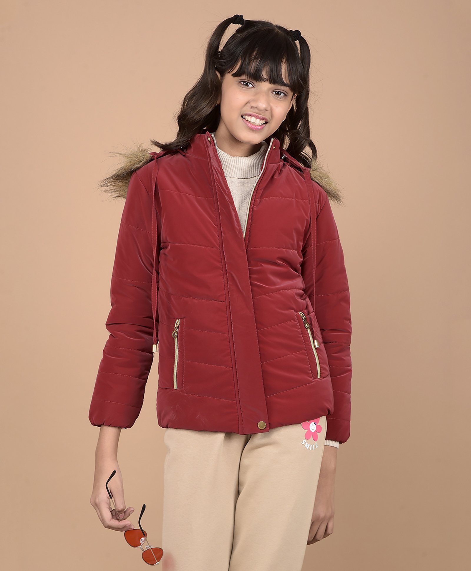 CRIMSOUNE CLUB Full Sleeves Solid Jacket - Red-picture-18