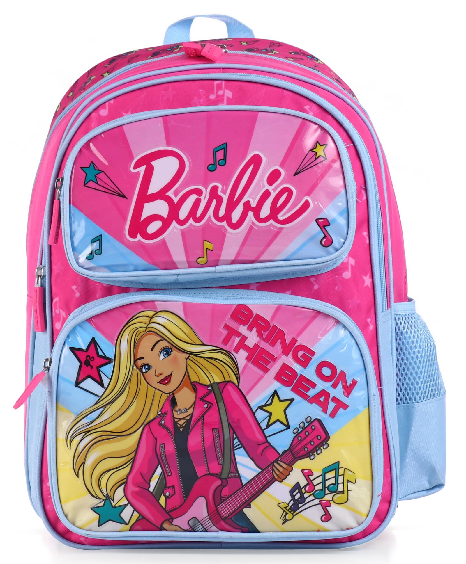 Barbie 2 compartment with Front Pocket School Bag Pink - 14 inches-picture-40