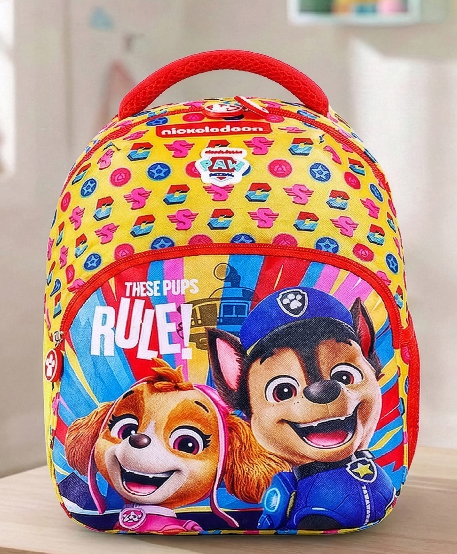 Paw Patrol Print School Bag Yellow - 13 Inches-image-22