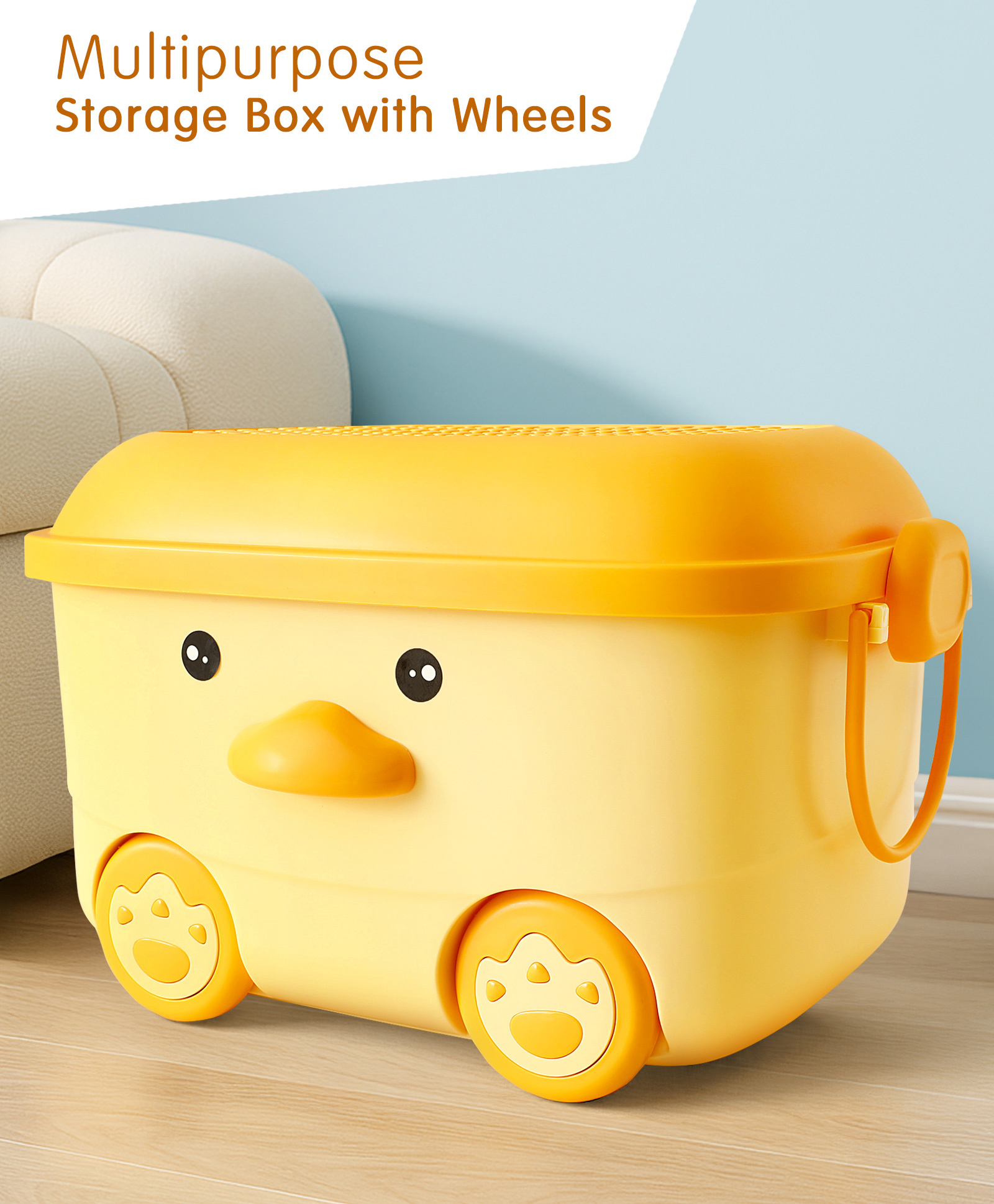 Duck Themed Storage Box - Yellow-image-28
