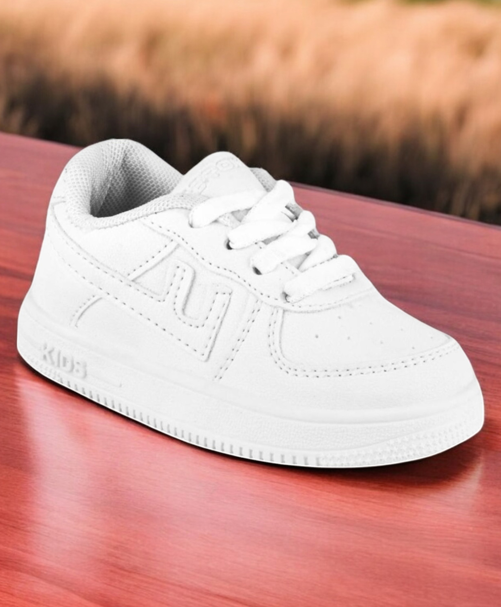 Lil Lollipop Solid Shoes - White-image-45