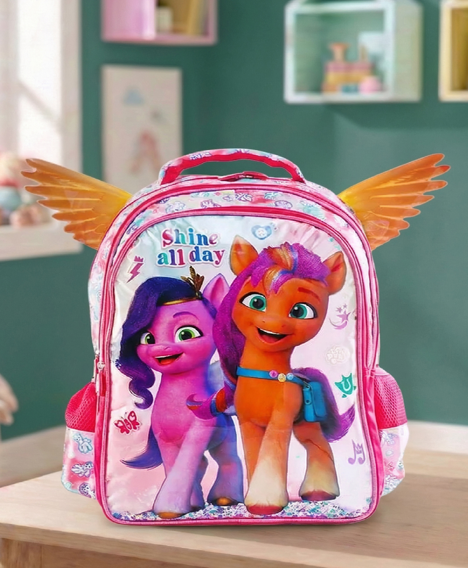 My Little Pony Premium Printed School Bag Pink - Height 14 Inches-image-24