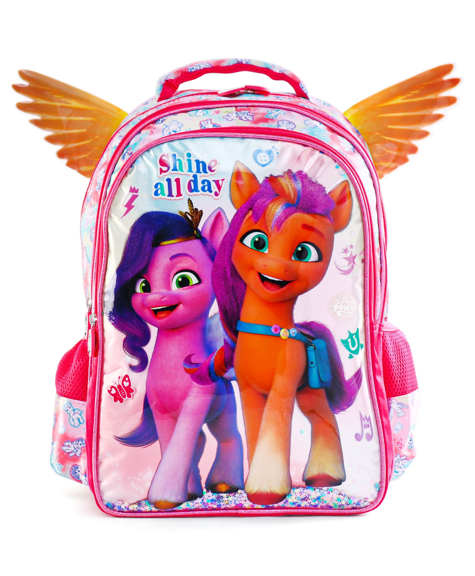 My Little Pony Premium Printed School Bag Pink - Height 16 Inches-image-23