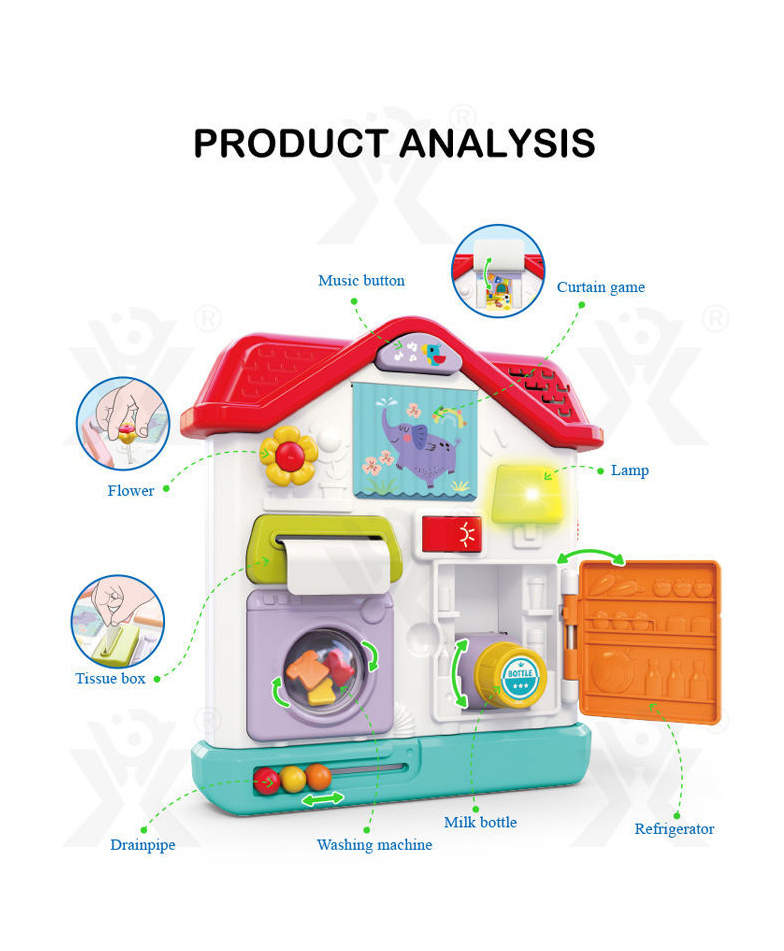 Azhari Activity House with Light & Sound Toy for kids Color & Design May Vary-image-27
