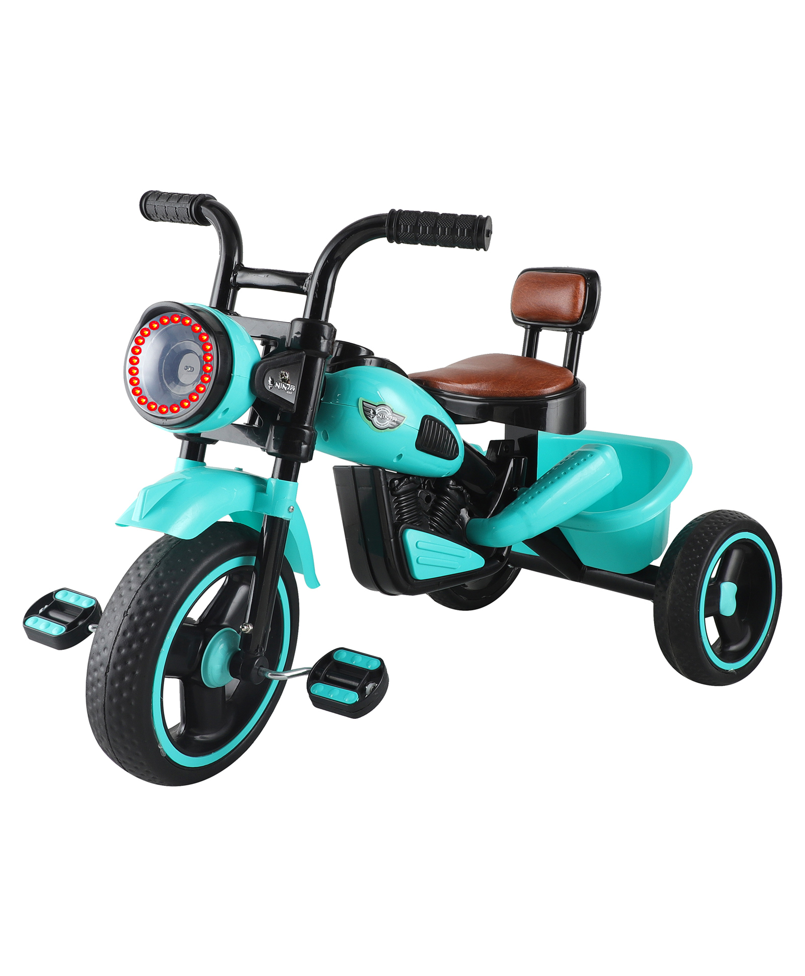 JoyRide Himalayan Kids Tricycle | Front Headlight | Musical - 1 Year to 5 Years | Trike for Indoor and Outdoor - Up to 30 Kg-picture-42